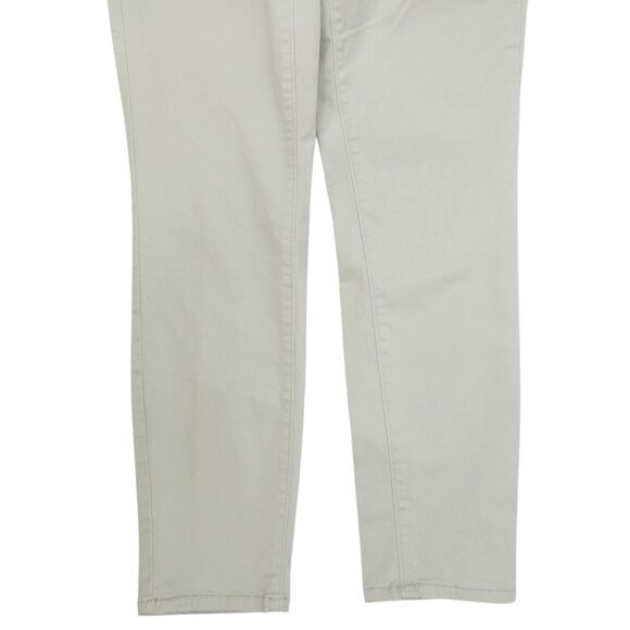 Loft The Skinny Mid Rise Jeans Womens Size 27 Light Gray Denim Regular Fit NWT - Picture 9 of 14